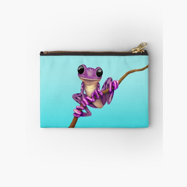 Item preview, Cute Purple Tree Frog on a Branch designed and sold by JeffBartels.