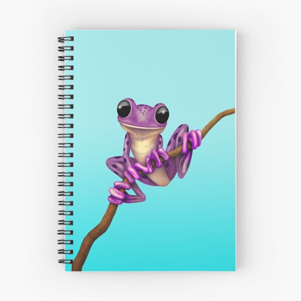Item preview, Cute Purple Tree Frog on a Branch designed and sold by JeffBartels.
