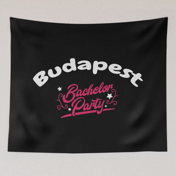 Item preview, Bachelor Party Shirt Budapest Pre Wedding Celebration Tee designed and sold by haselshirt.