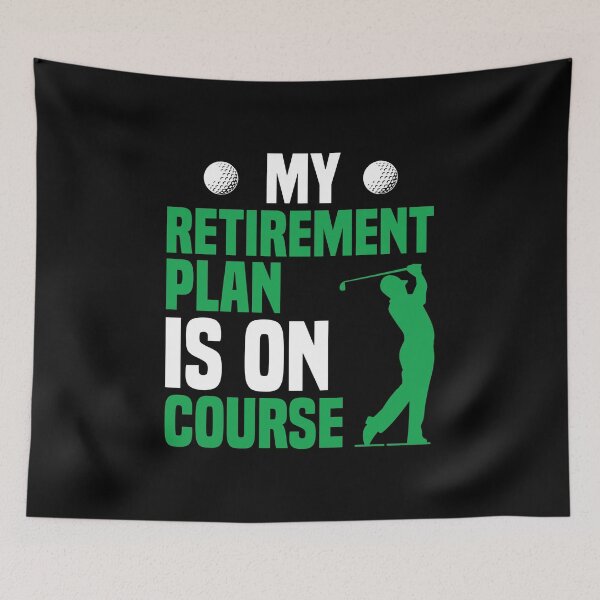 Item preview, Retirement My Retirement Plan is On Course Retiree Gift designed and sold by haselshirt.