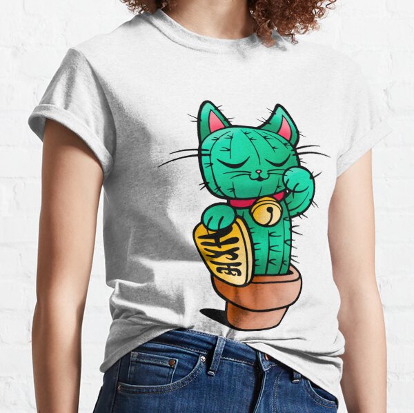 Cat cactus shirt best sale