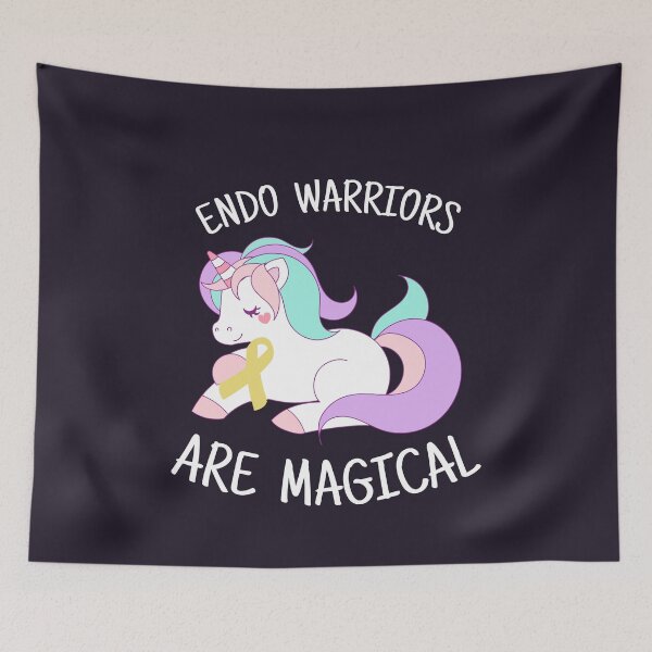 Item preview, Unicorn Endometriosis Warriors Are Magical, Endometriosis Awareness designed and sold by Ripper19.
