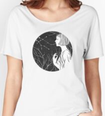 Camiseta ancha para mujer Bajo las estrellas