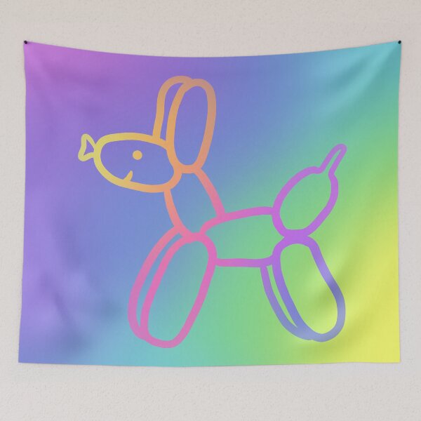 Item preview, Pastel Rainbow Balloon Dog! designed and sold by KelseyLovelle.