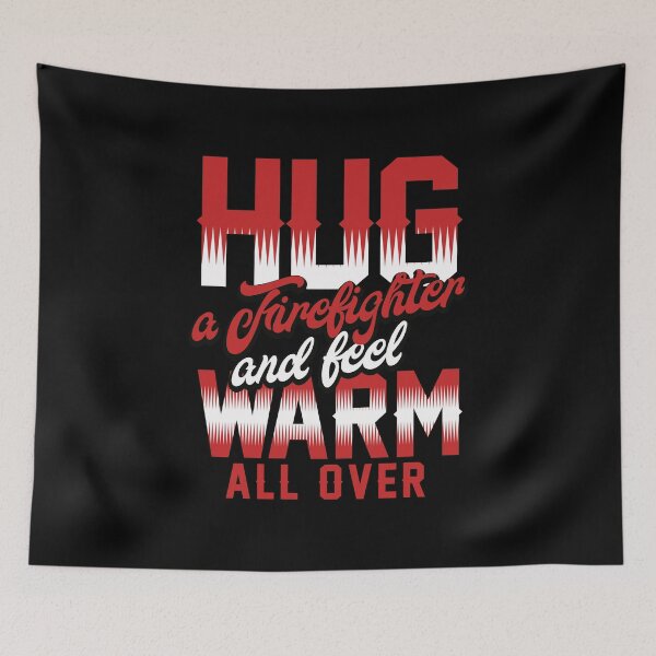 Item preview, Hug A Firefighter Proud Firemen Gift  designed and sold by haselshirt.