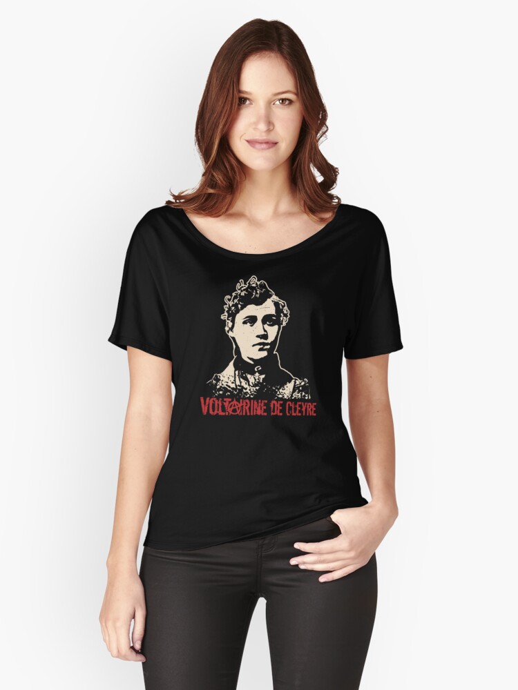 Thumbnail 1 of 3, Relaxed Fit T-Shirt, Voltairine De Cleyre - Anarchists designed and sold by radvas.