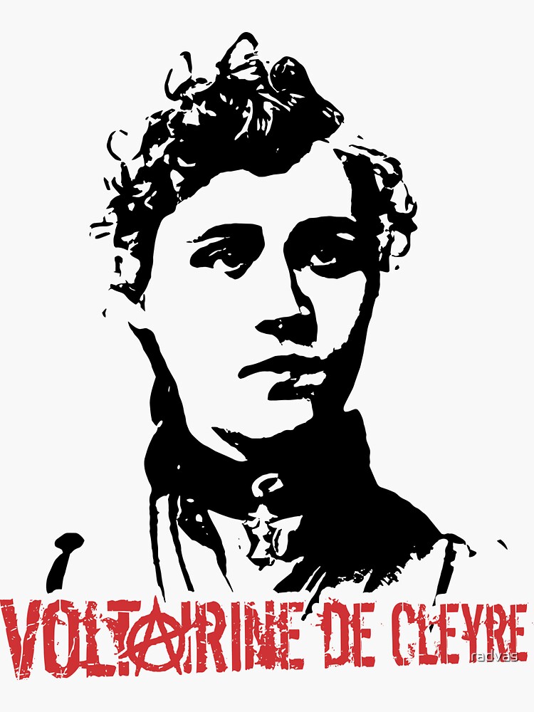 Thumbnail 3 of 3, Sticker, Voltairine De Cleyre - Anarchists designed and sold by radvas.