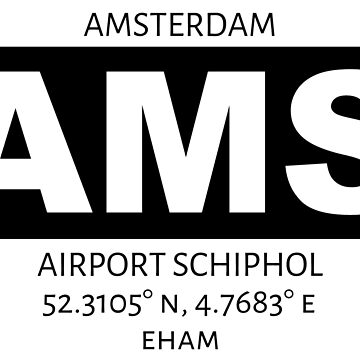 Artwork thumbnail, Amsterdam Airport AMS by AvGeekCentral