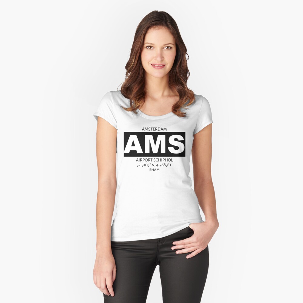 Item preview, Fitted Scoop T-Shirt designed and sold by AvGeekCentral.