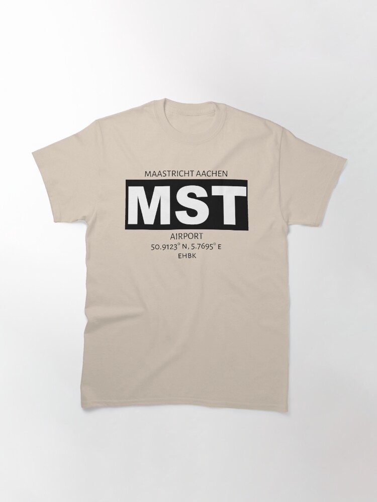 Alternate view of Maastricht Aachen Airport MST Classic T-Shirt