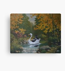Alone, With his Thoughts Canvas Print