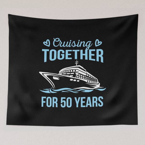 Item preview, Wedding Anniversary Cruising Together For 50 Years designed and sold by haselshirt.