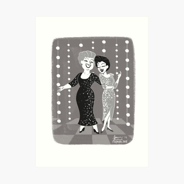 Ethel and Judy Art Print