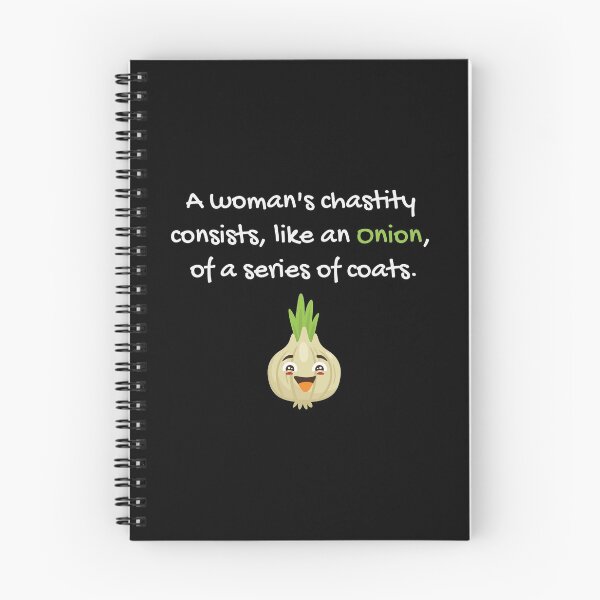 Item preview, A Woman's Chastity Like An Onion Vegetable Shirt Funny Gift Tee designed and sold by haselshirt.