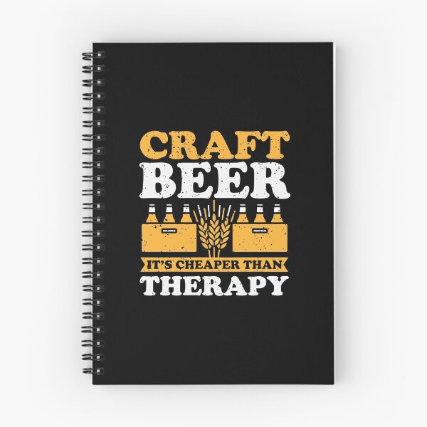 Item preview, Craft Beer Cheaper Than Therapy Hoppy IPA Gift Idea designed and sold by haselshirt.