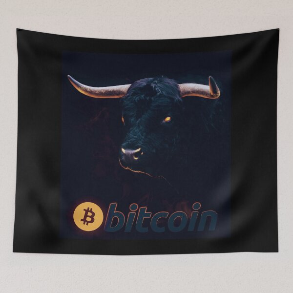 Item preview, bitcoin bull designed and sold by infleims.