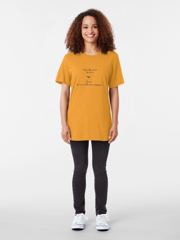Alternate view of Texas House of Representatives - 86th Regular Session - Texas Legislature Slim Fit T-Shirt