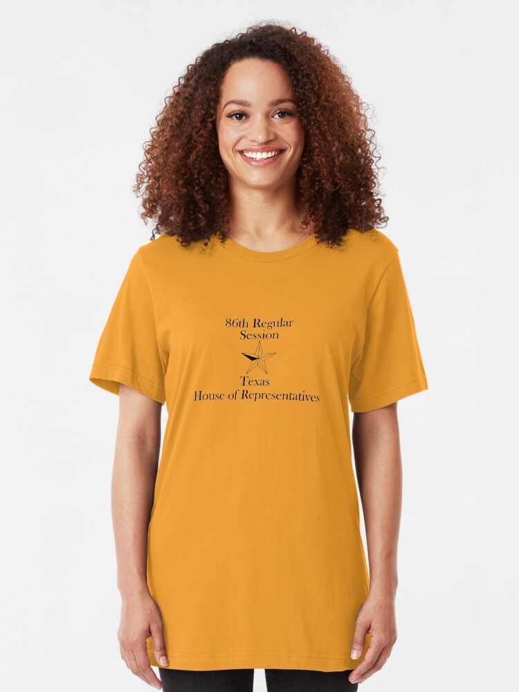Alternate view of Texas House of Representatives - 86th Regular Session - Texas Legislature Slim Fit T-Shirt