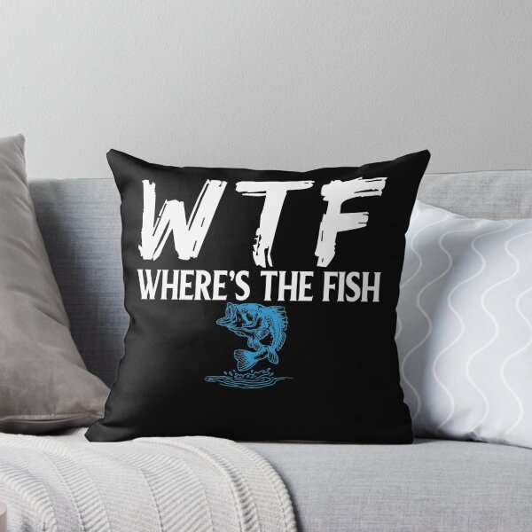 Item preview, WTF Where's The Fish Fishing Fisher Lover designed and sold by BiagioDeFranco.