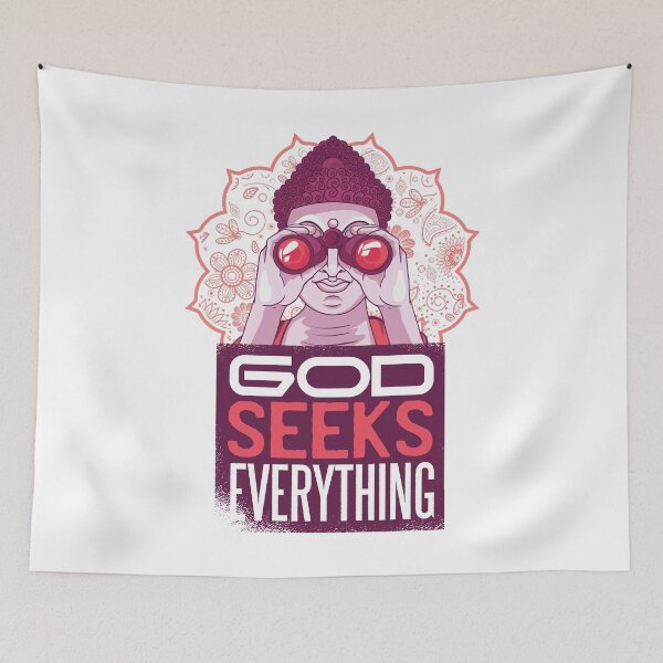 Item preview, Indian Buddha Motivation | God seeks everything. designed and sold by emphatic.