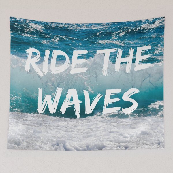 Item preview, Ride The Waves Canvas  designed and sold by izzyL.