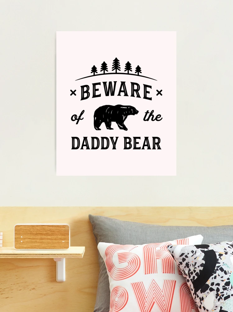 Daddy bear p o frame fashion