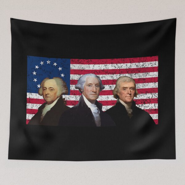 Item preview, Adams, Washington, and Jefferson - Betsy Ross Flag Graphic  designed and sold by warishellstore.