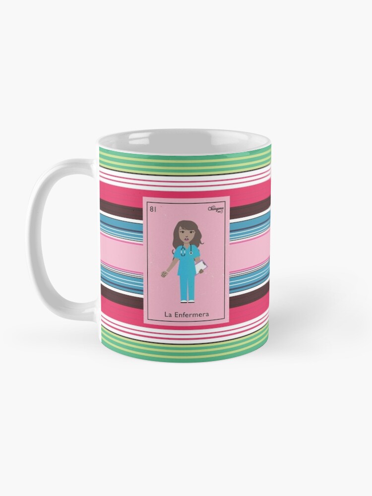 Alternate view of La Enfermera Mug