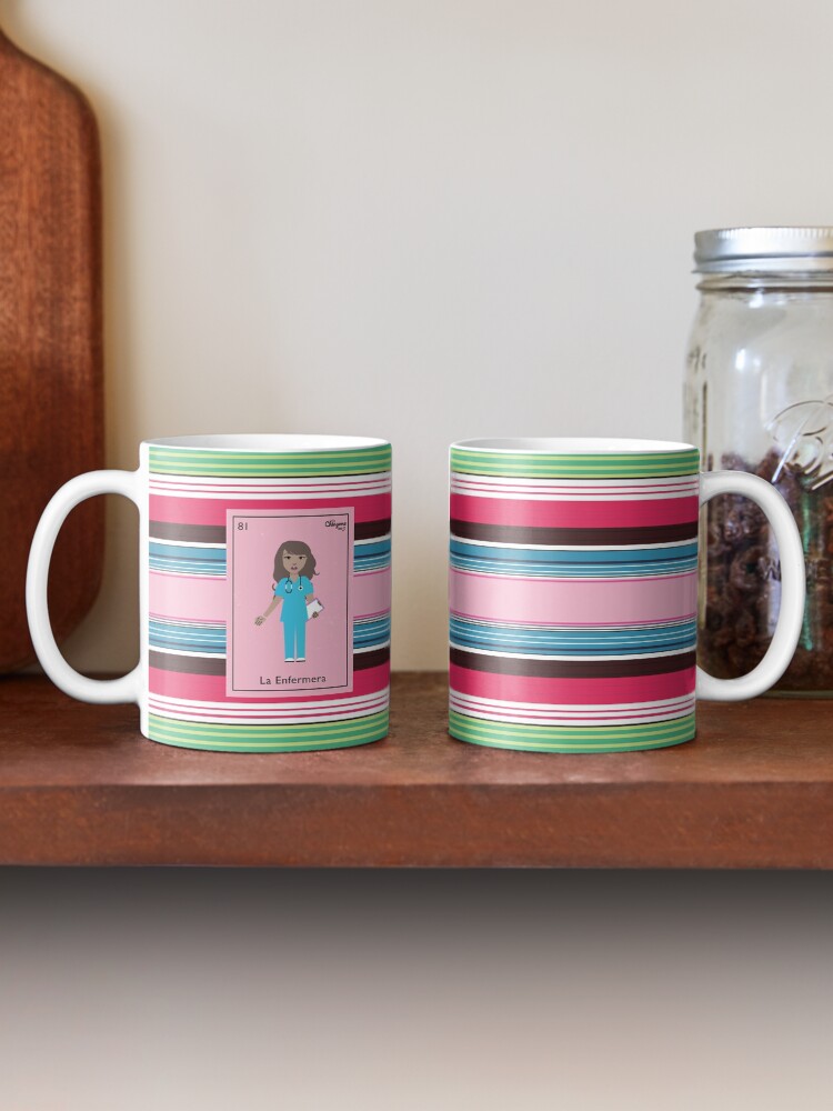 Alternate view of La Enfermera Mug