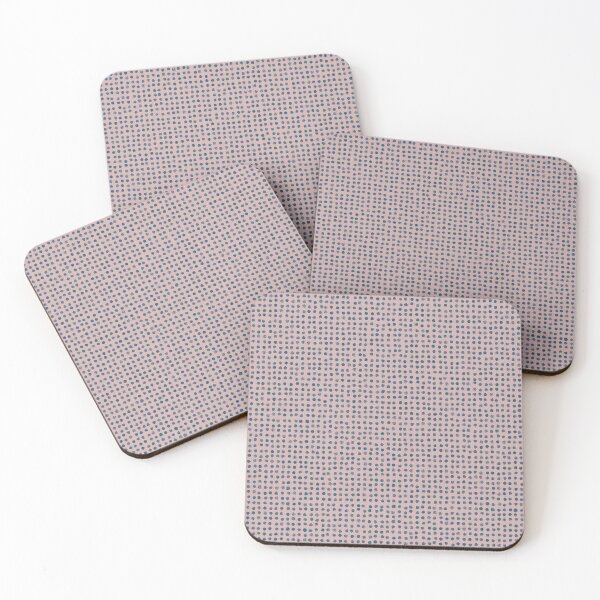 Item preview, Blue dots on dusty rose - soft pastel designed and sold by BlertaDK.