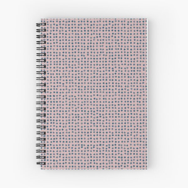 Item preview, Blue dots on dusty rose - soft pastel designed and sold by BlertaDK.
