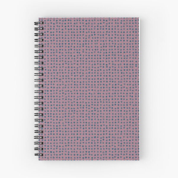 Item preview, Blue dots on mauve - soft pastel  designed and sold by BlertaDK.