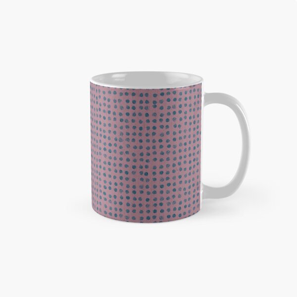 Item preview, Blue dots on mauve - soft pastel  designed and sold by BlertaDK.