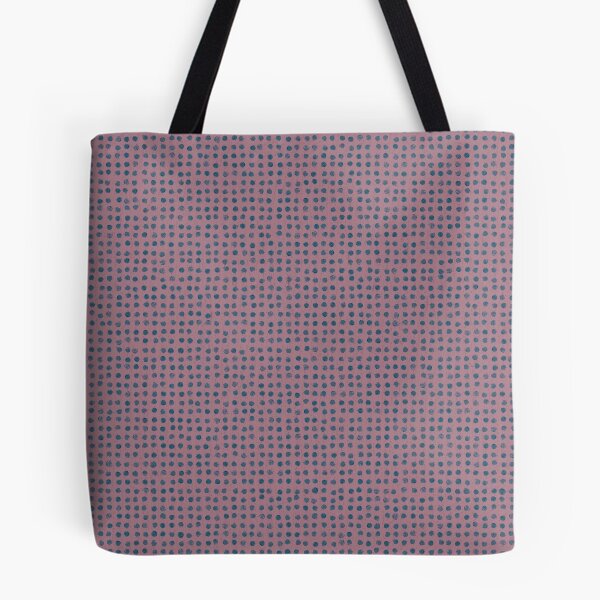 Item preview, Blue dots on mauve - soft pastel  designed and sold by BlertaDK.