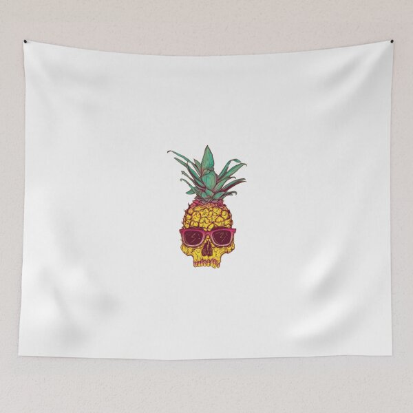 Item preview, Pineapple Skull with Sunglasses designed and sold by Erbearen.