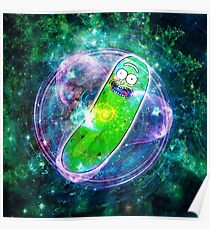 Pickle Rick in Space | Rick and Morty | Flower of Life Poster