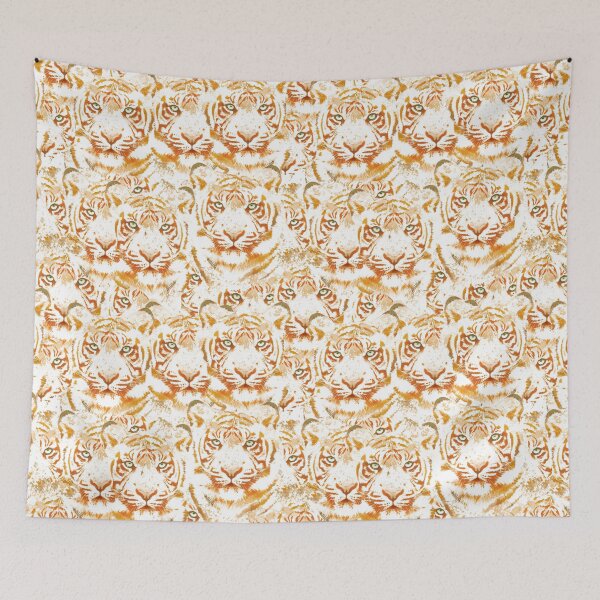 Item preview, Tiger Face Design Pattern designed and sold by ironydesigns.