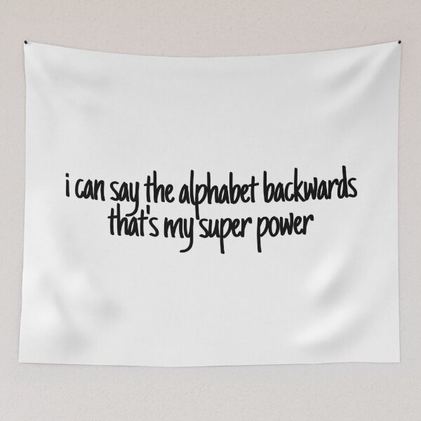 Item preview, i can spell the alphabet backwards designed and sold by LeighAnne64.