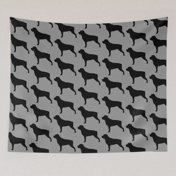 Item preview, Black Rottweiler Silhouette(s) designed and sold by Jenn Inashvili.