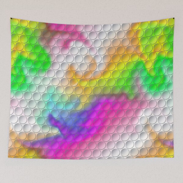 Item preview,  Bubblewrap psychedelic colors  Bubbles Blowing Bubbles designed and sold by funnytshirtemp.