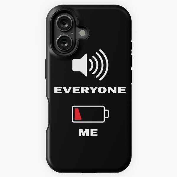 Item preview, Introvert: Everyone Loud - Me Drained designed and sold by Fusion Valley Studio.