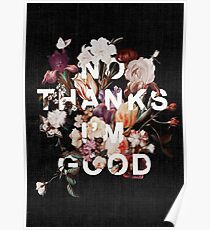 No Thanks I'm Good Poster