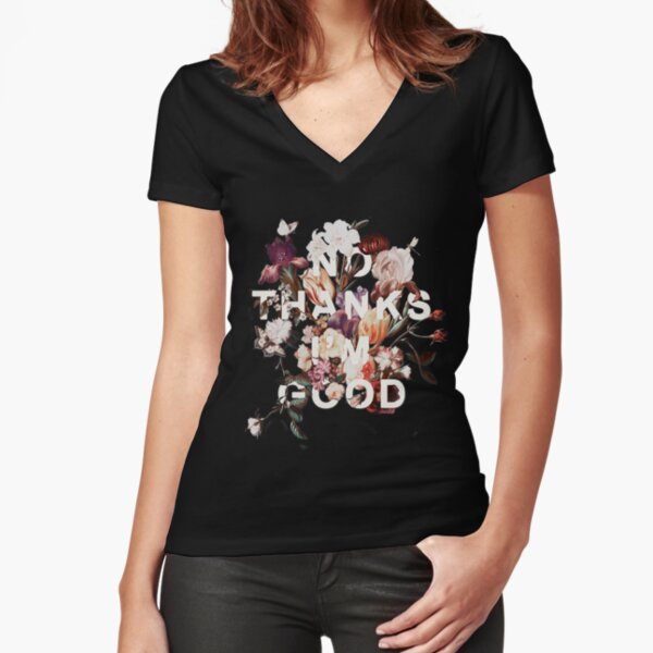 Fitted V-Neck T-Shirt