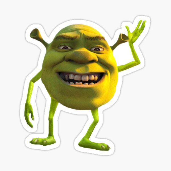 Shrek Meme Sticker for Sale by yeehawboyy