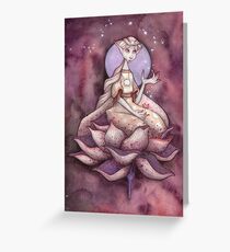 Moonchild and her Sacred Space Greeting Card