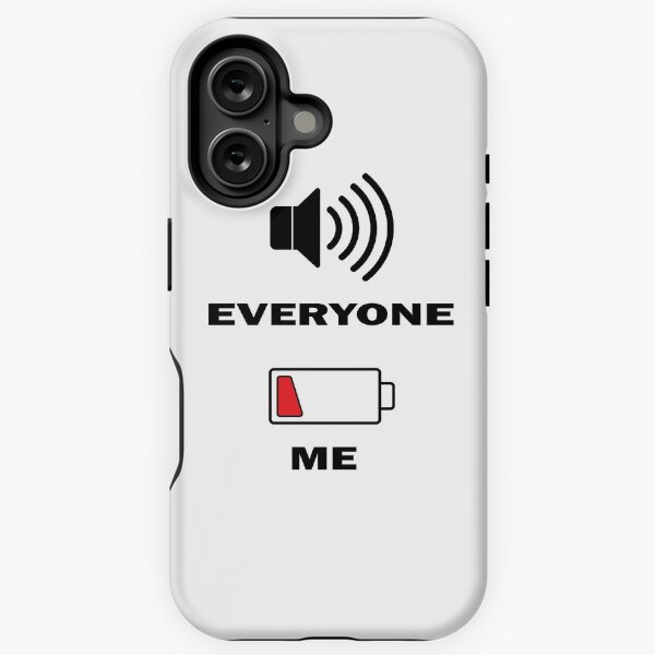 Item preview, Introvert: Everyone Loud - Me Drained designed and sold by Fusion Valley Studio.