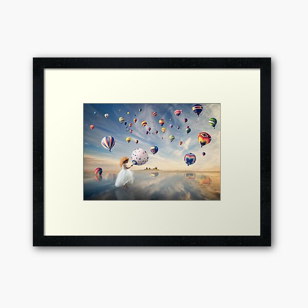 Is this where fairies come from? Framed Art Print