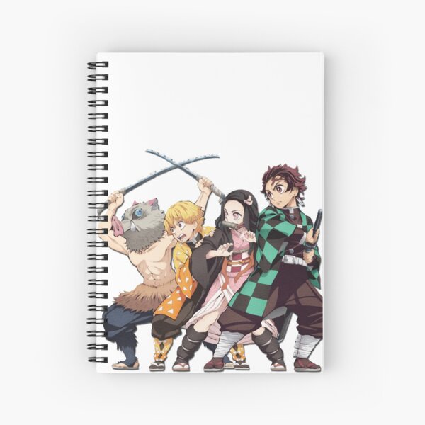 Demon slayer: Kimetsu No Yaiba Spiral Notebook