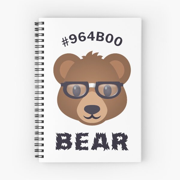 Item preview, Hashtag 964B00 Bear On White designed and sold by 4wordsmovement.