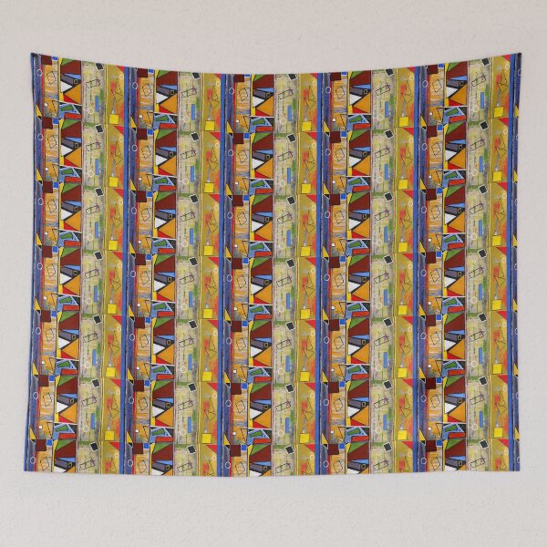 Item preview, Escapades Multi Colored Geometric Abstract designed and sold by Ruth Palmer.